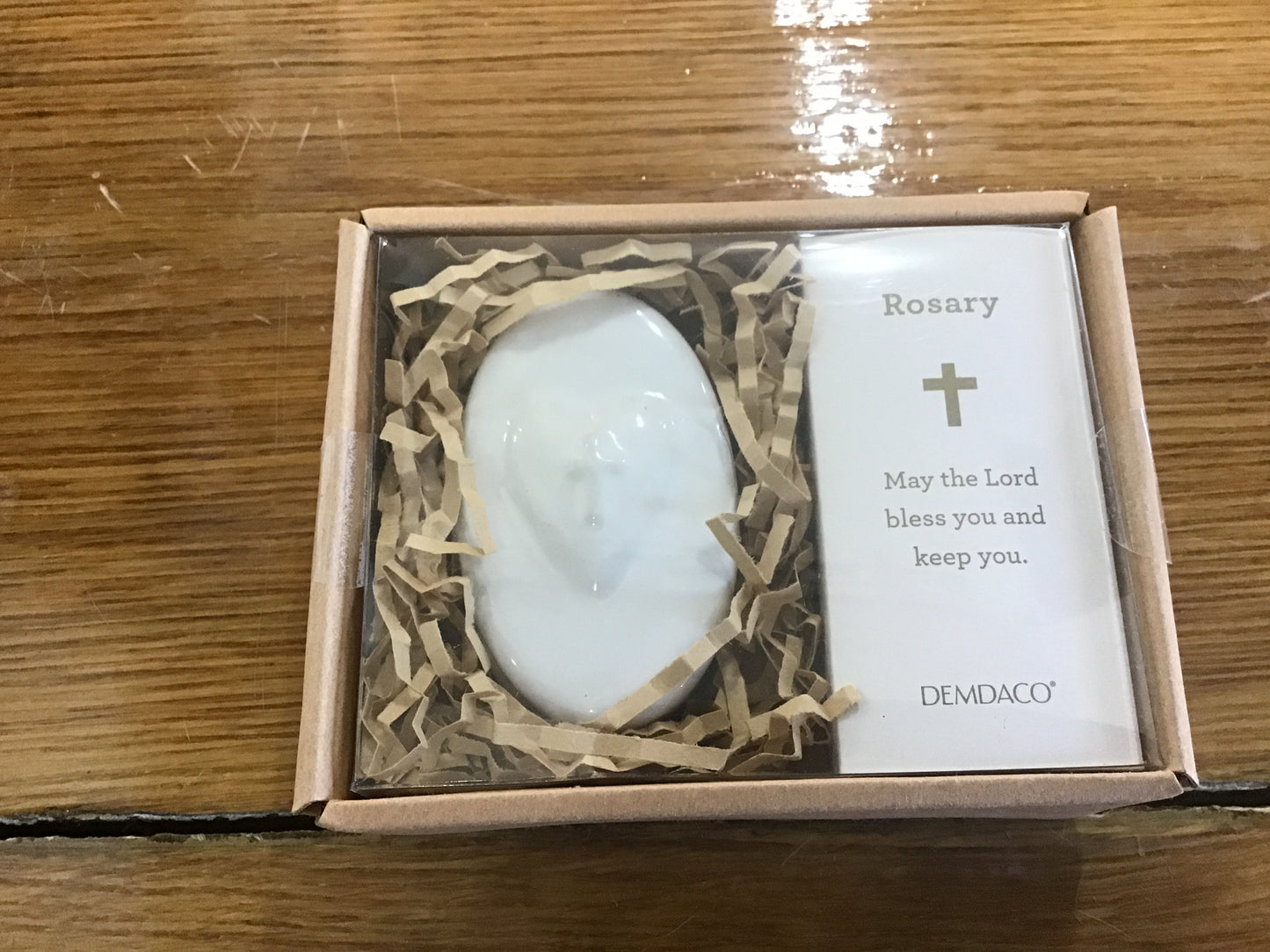 Trinket box and rosary