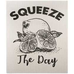 Squeeze The Day Swedish Dish Cloth