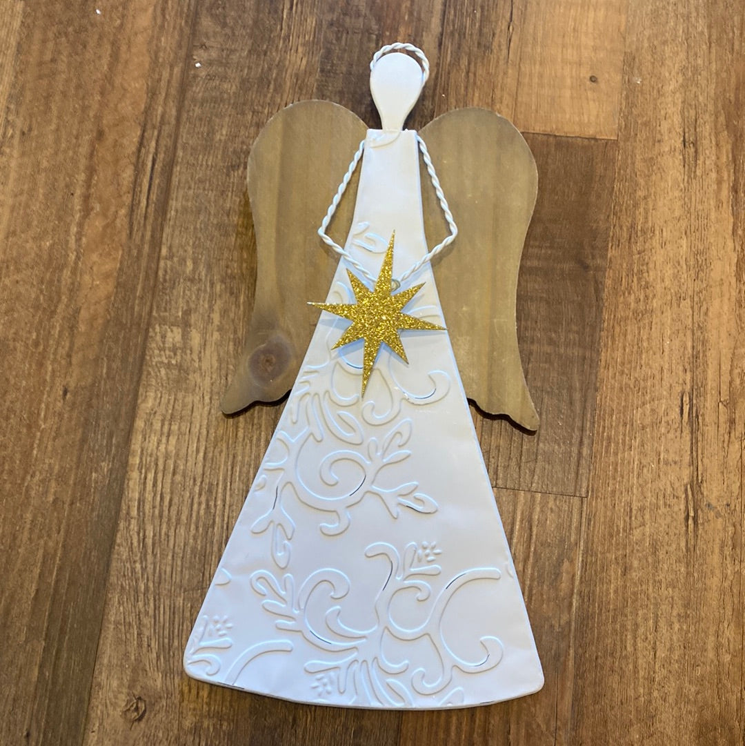 Embossed Metal Angel - Small