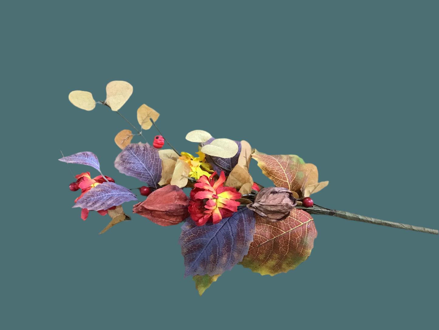 Mixed fall floral spray