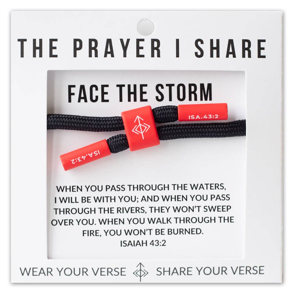 FACE THE STORM Prayer Bracelet