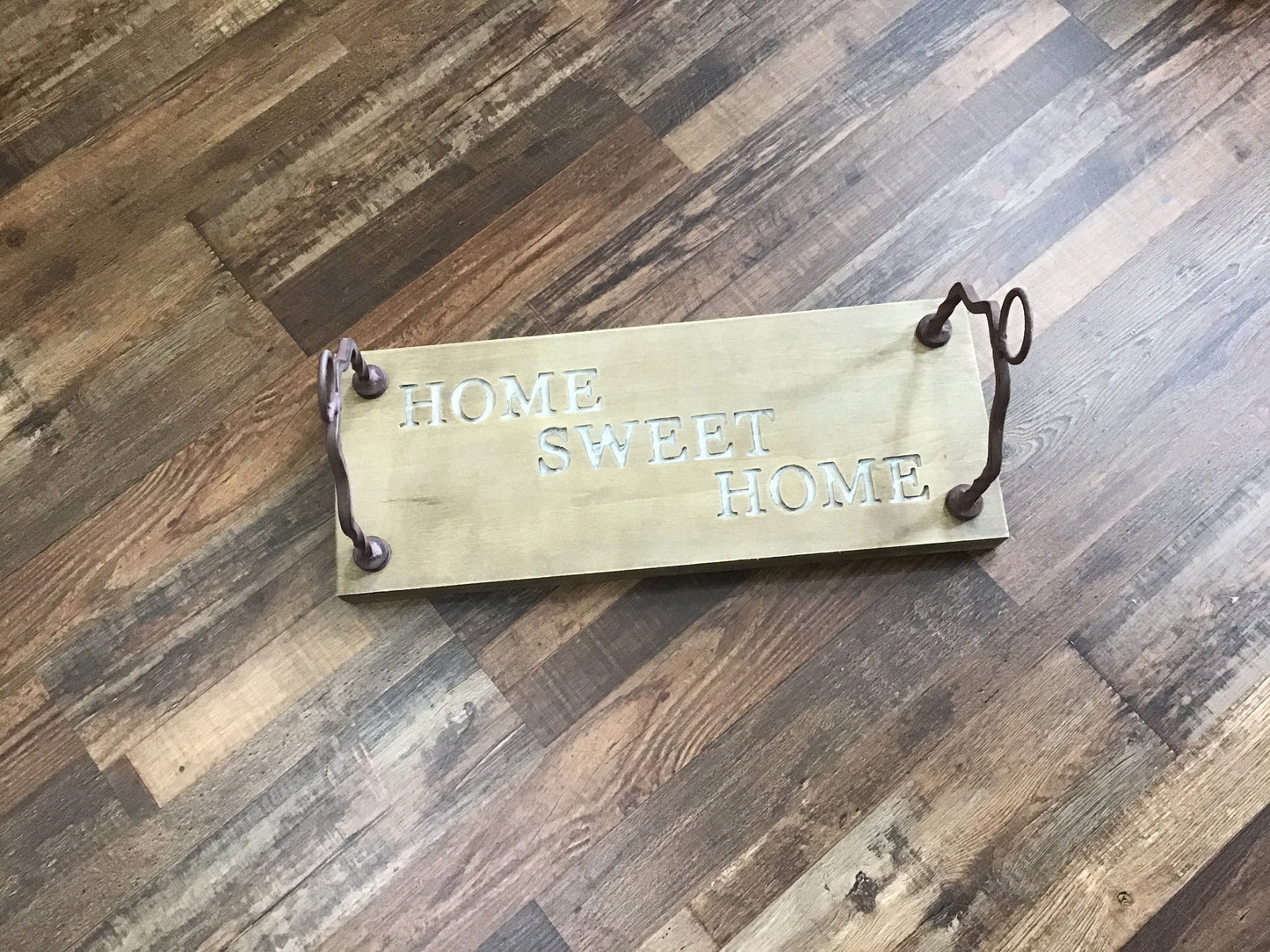 Heavy weight home sweet home board