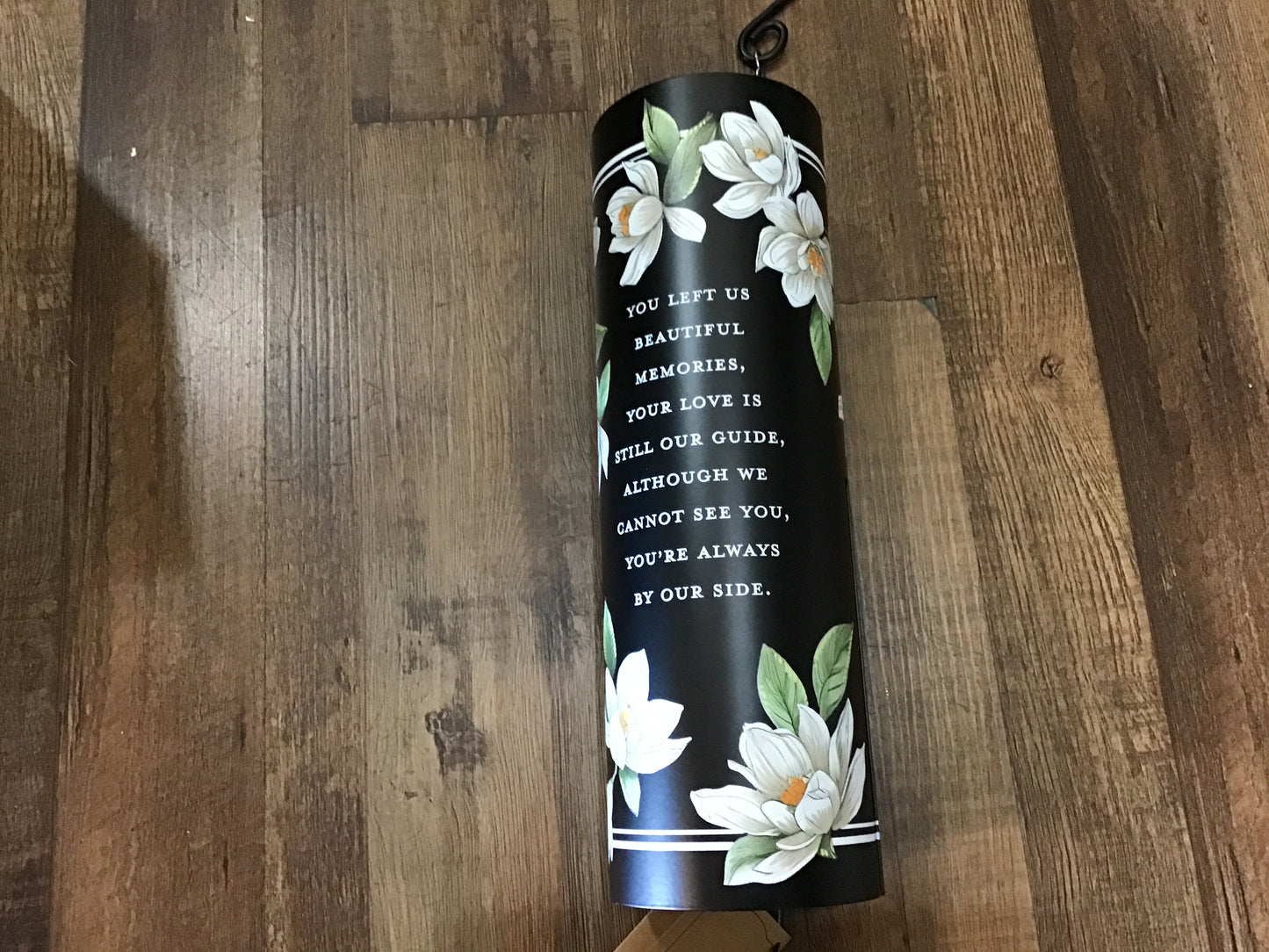 Large cylinder windchime memorial