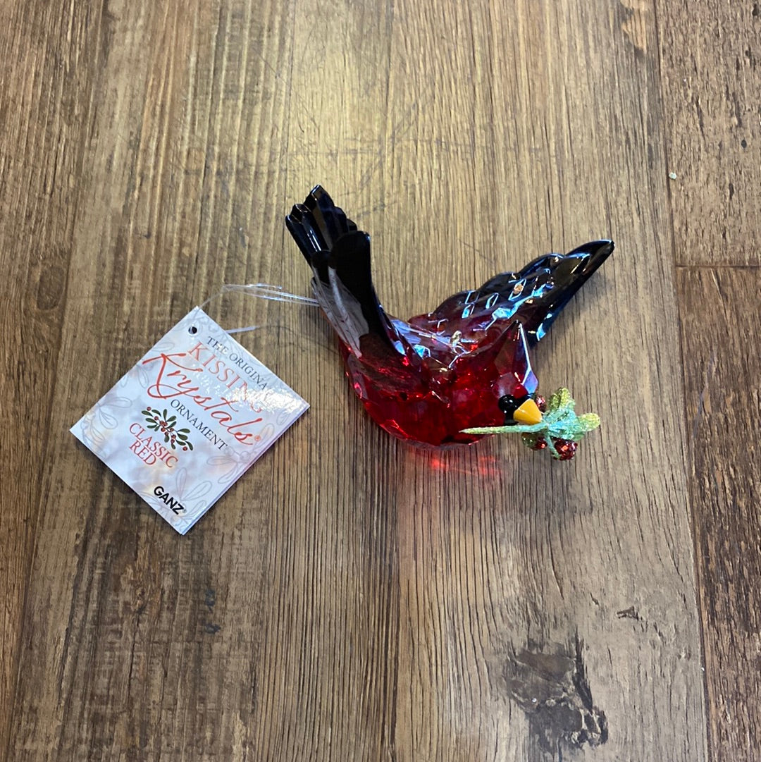 Cardinal In Flight Ornament