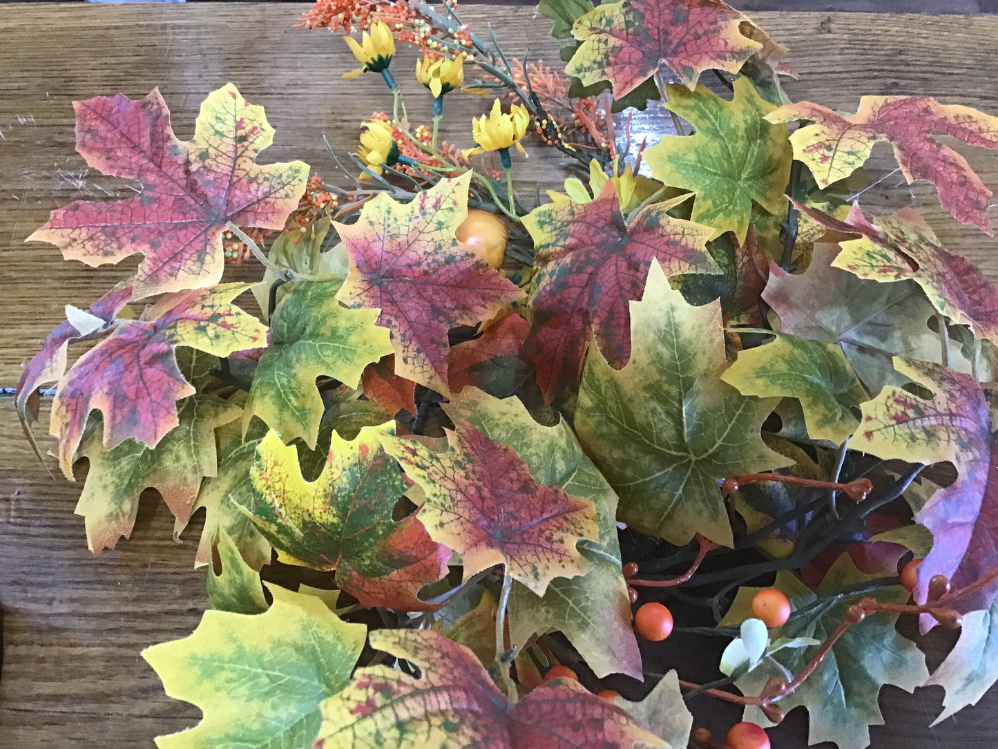 Mixed Fall Pumpkin Candle Ring