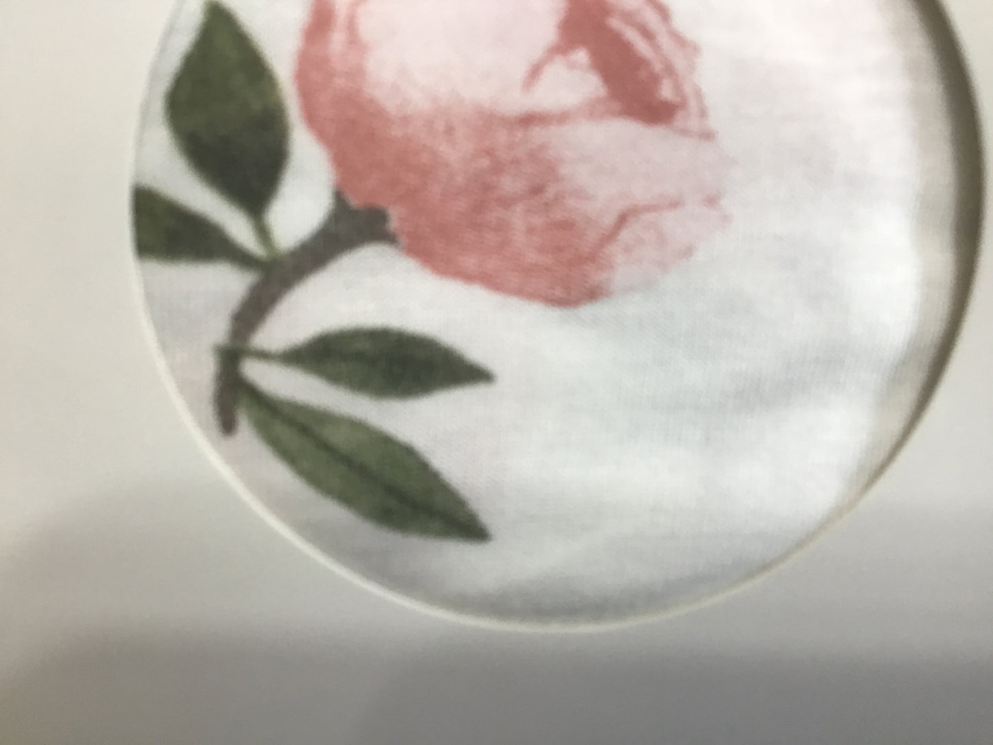 Pink flower swaddle blanket