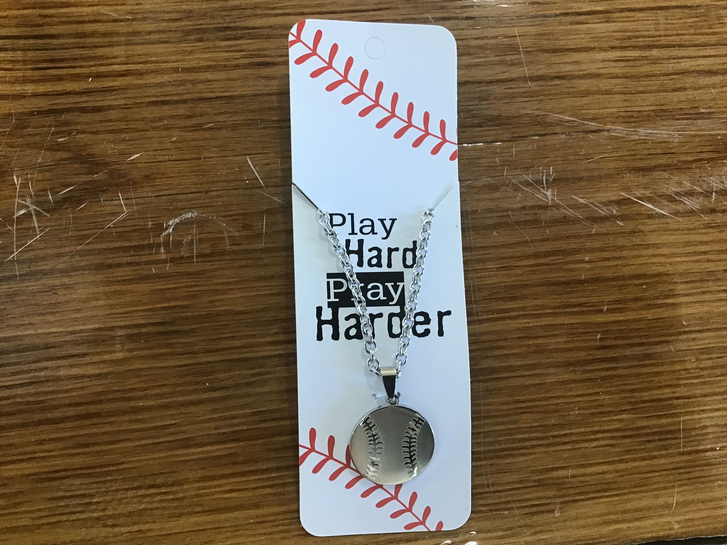 Baseball necklace