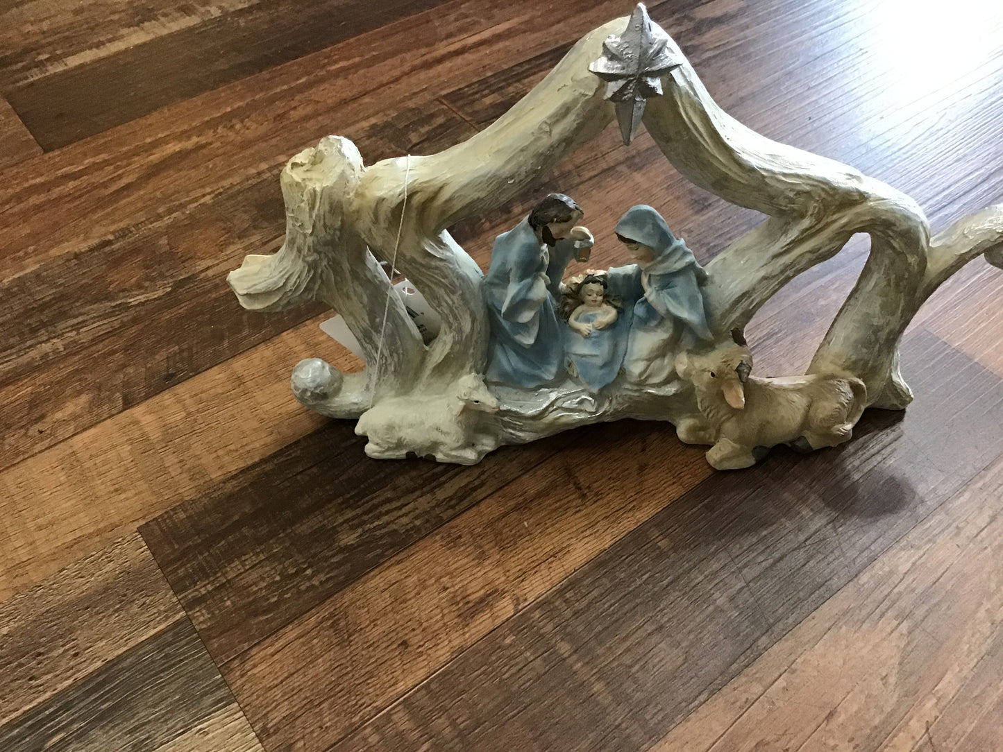 Nativity Christmas self sitter resin