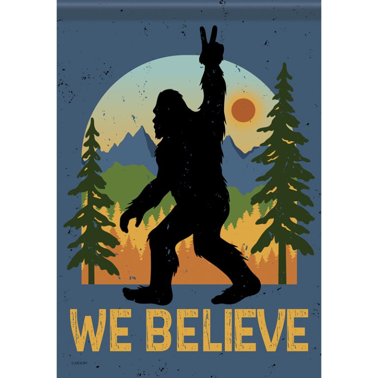 Bigfoot Garden Flag