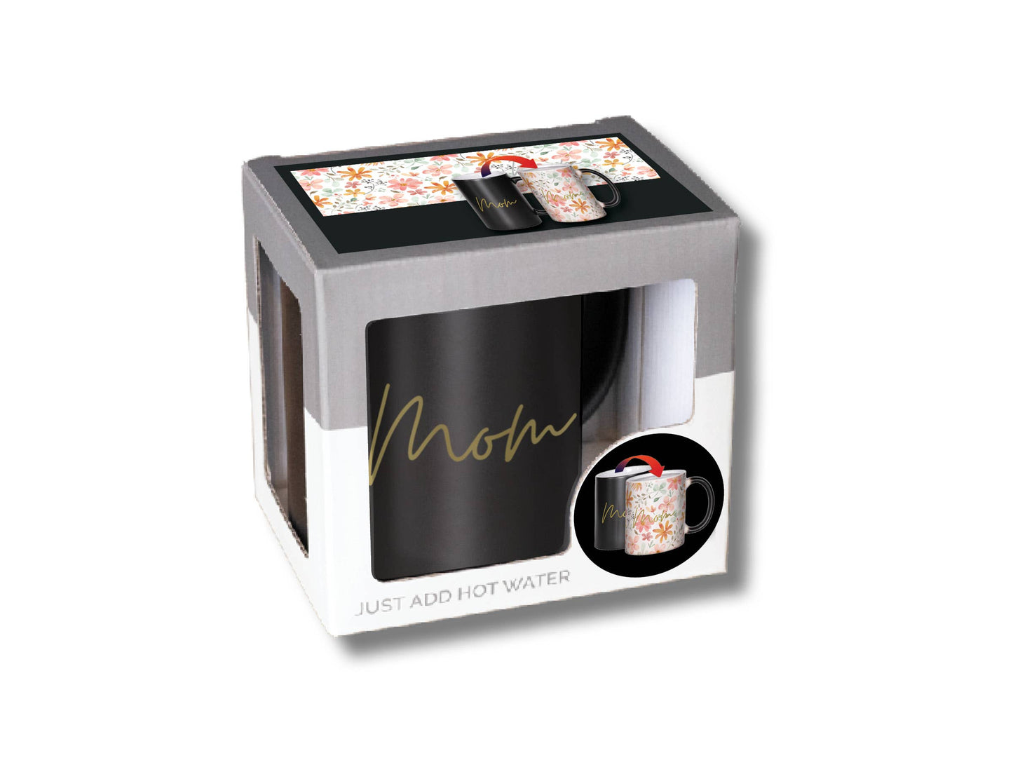 Matte Color Changing Mug - Floral Mom