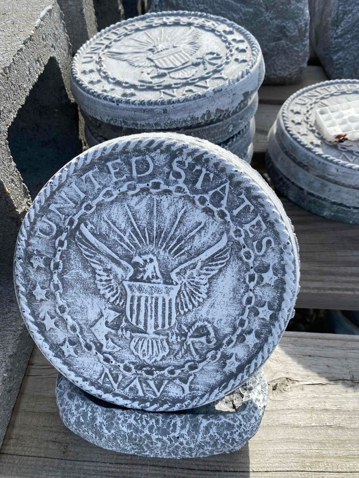Tiny Navy Cement Stone