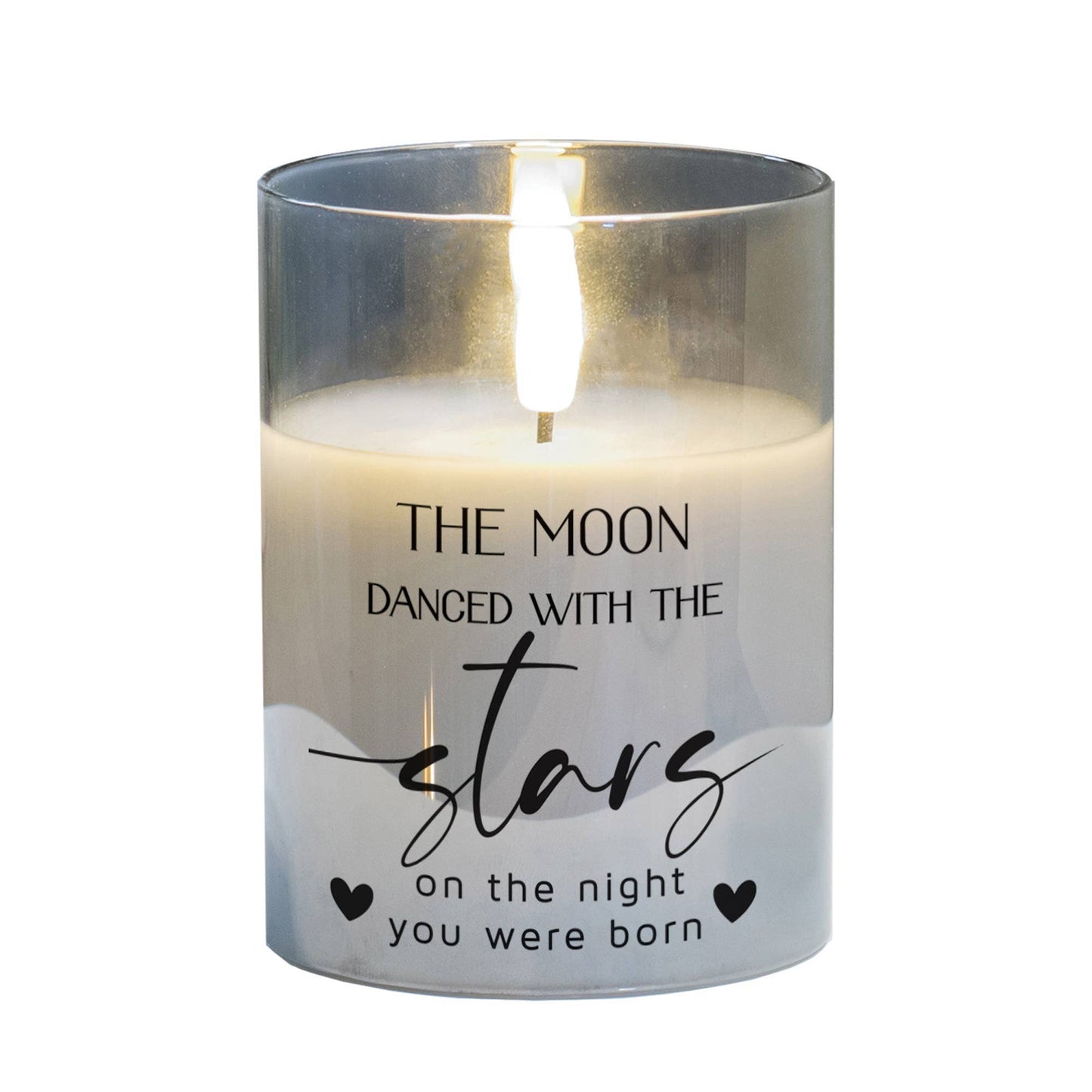 The Moon Danced 4in LED Candle