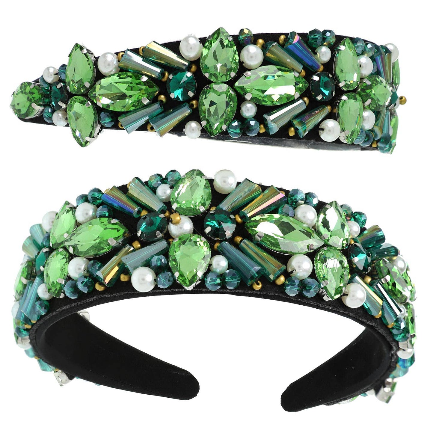 Glam Crystal Gemstone Embellished Headband