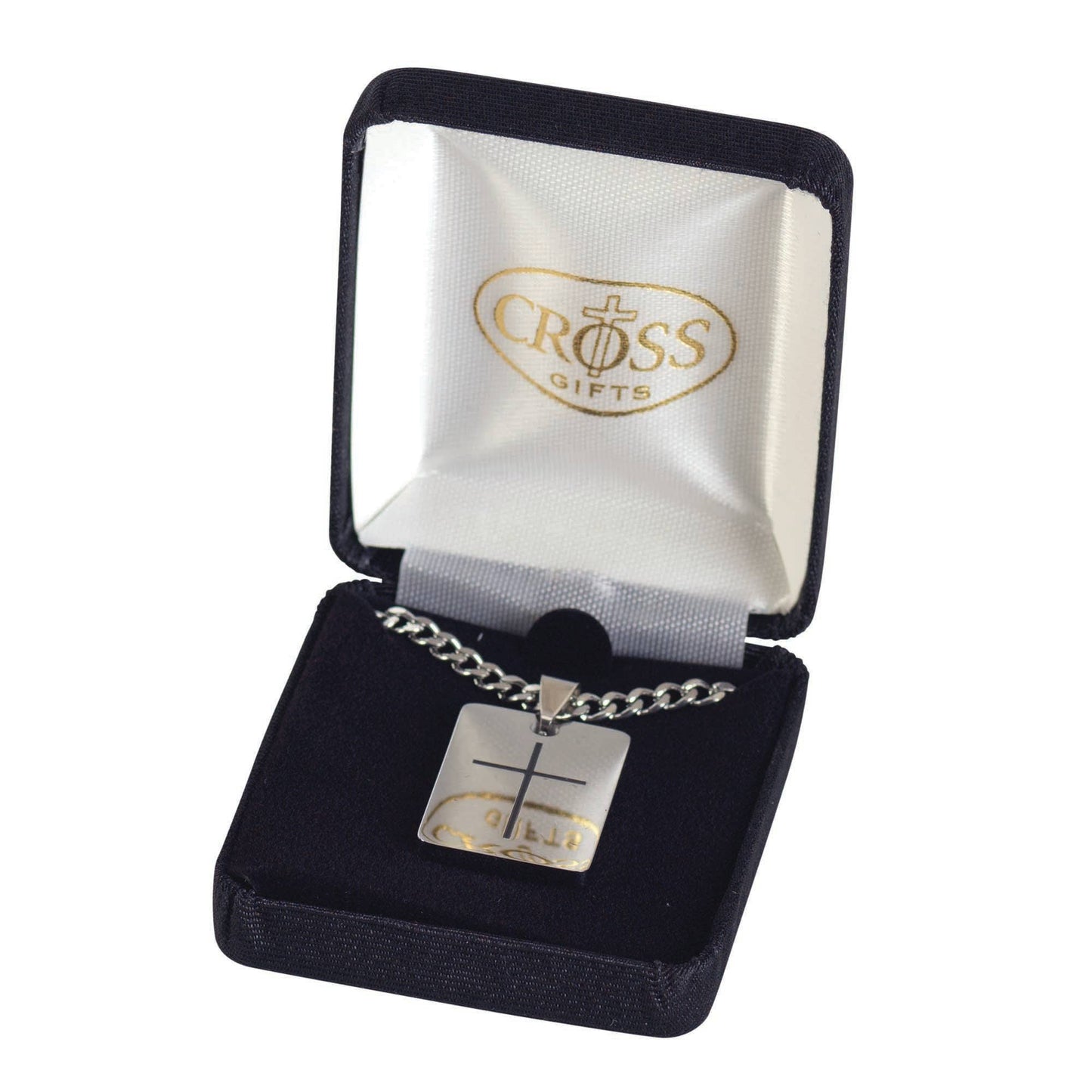Necklace Dog Tag Stainless Steel Jer.17:7