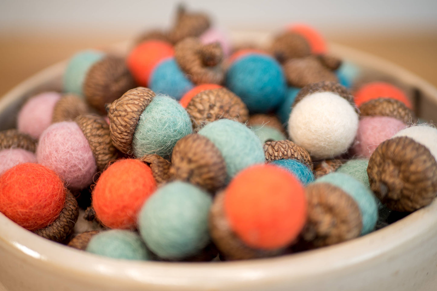 Spring Felt Acorns-Set of 12-Spring Decor-Valentines
-Easter