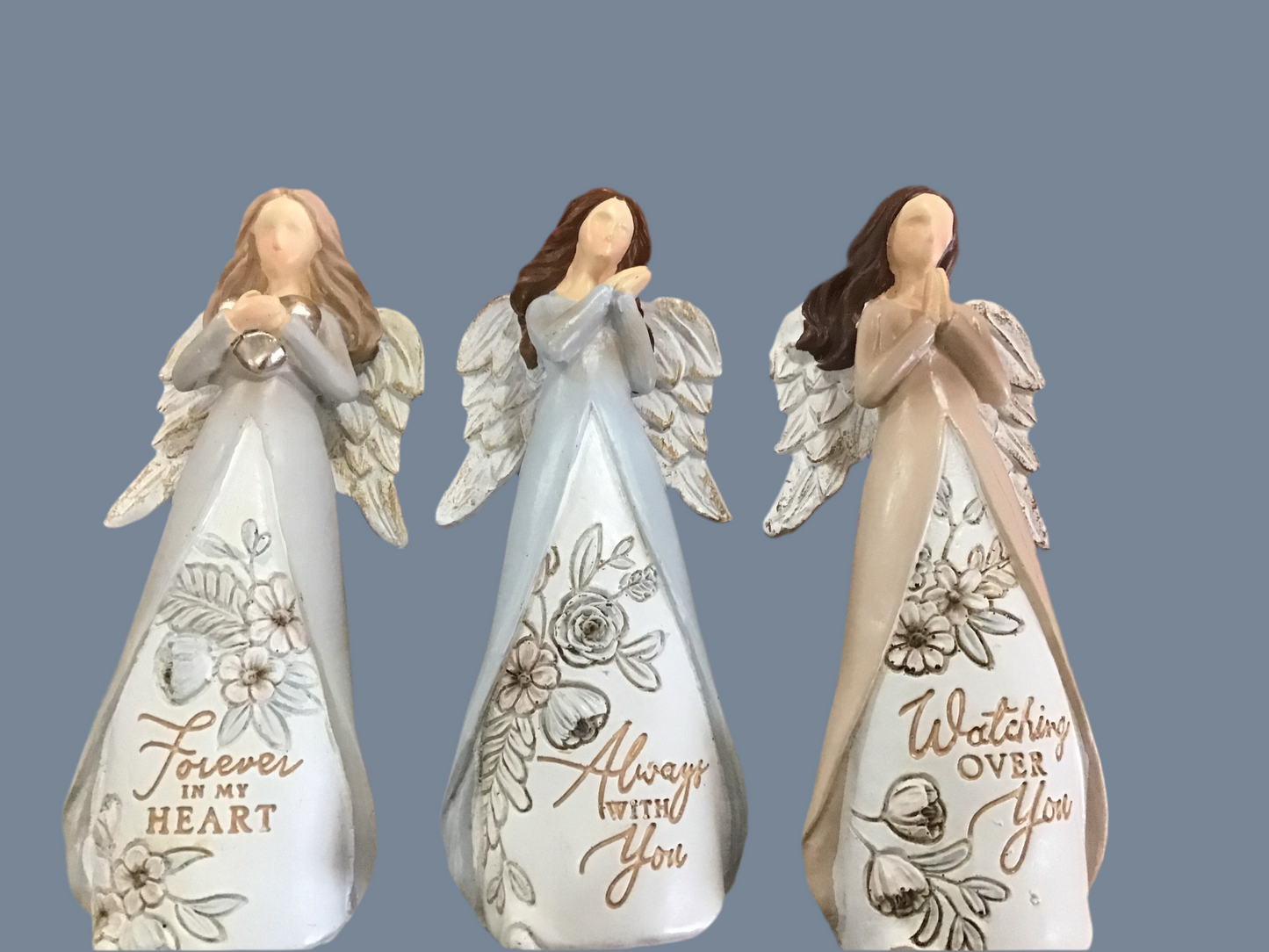 Angels 6 inch memorial three sayings