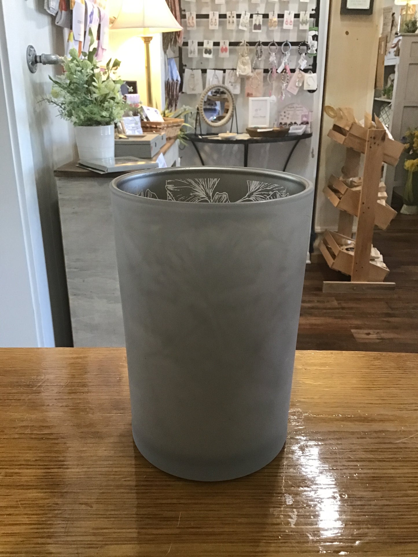 Large Summer leaf candle holder