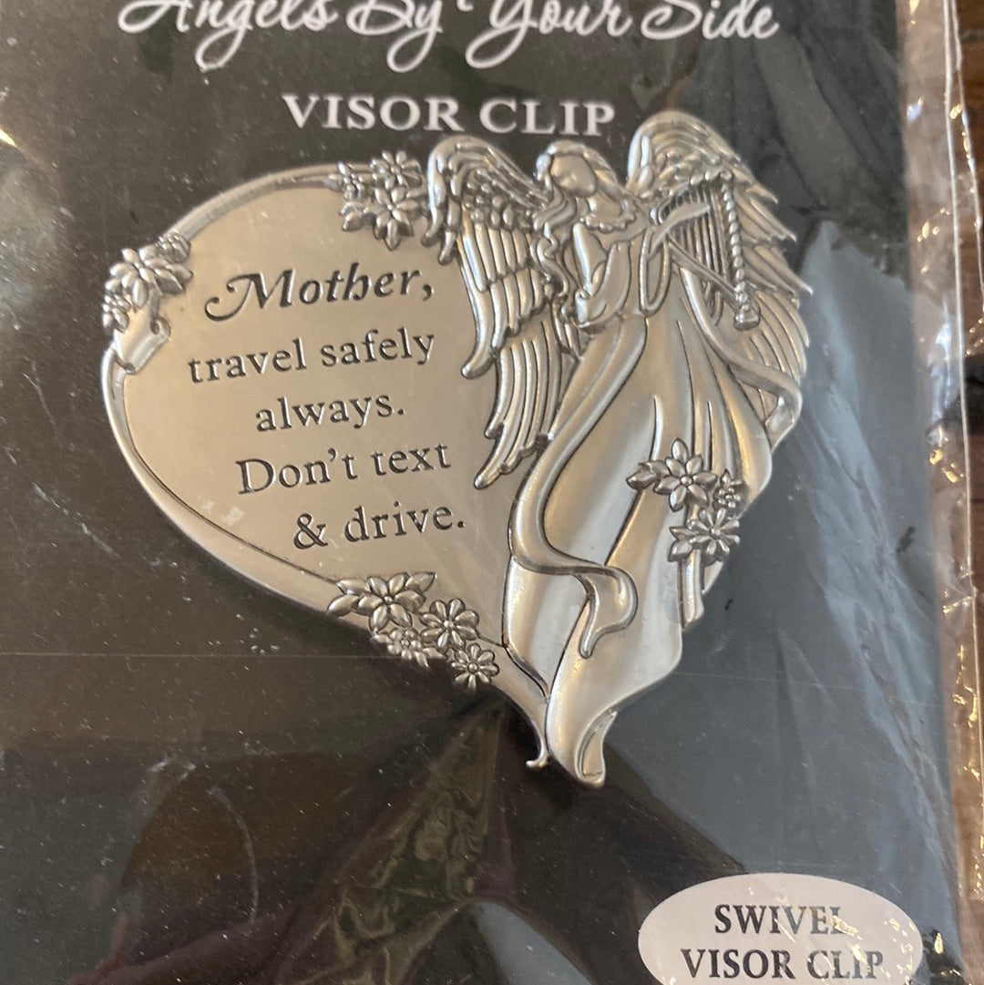 Angel By Your Side Visor Clip