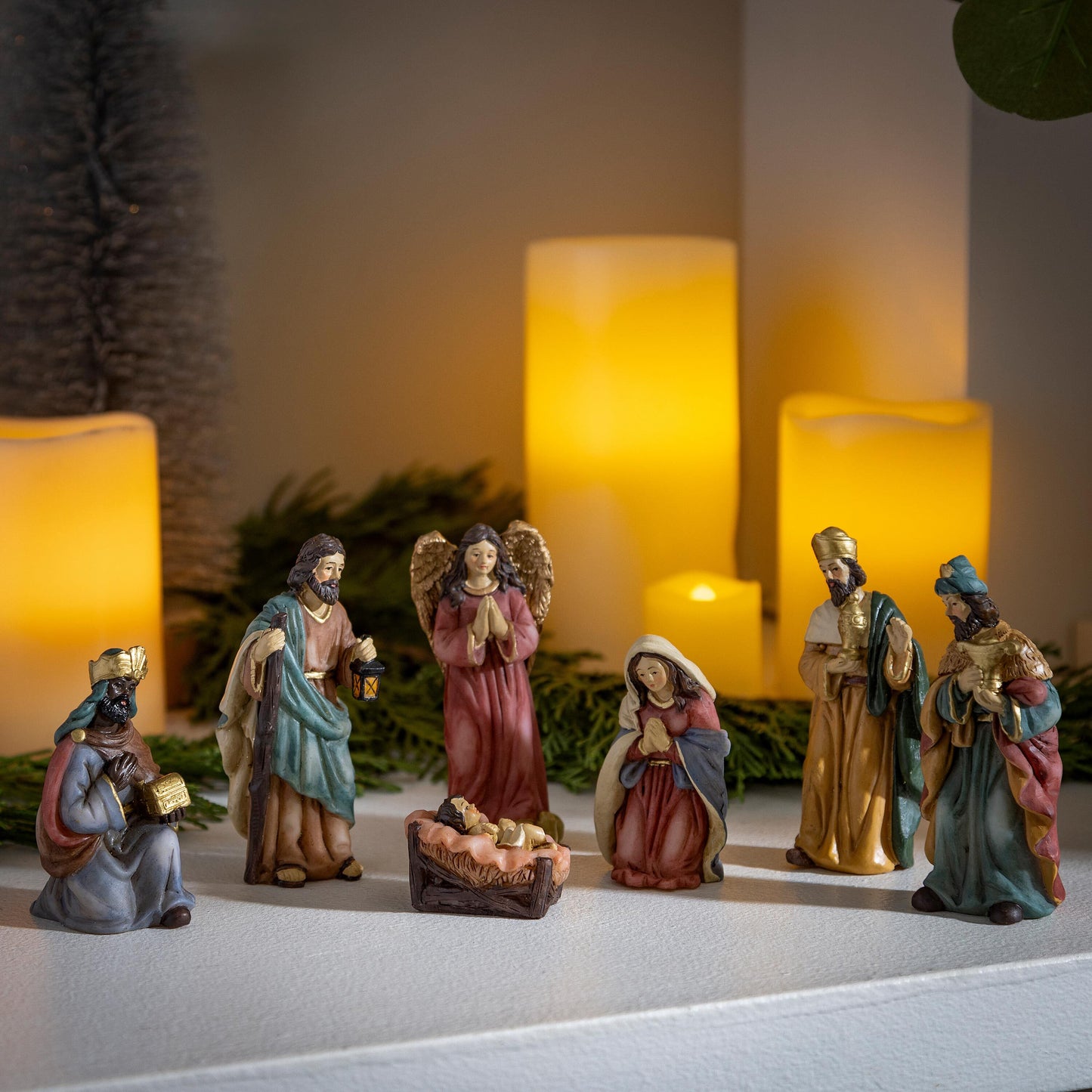Nativity Tabletop Decor Set