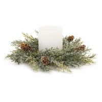 Icy Pine Candle Ring