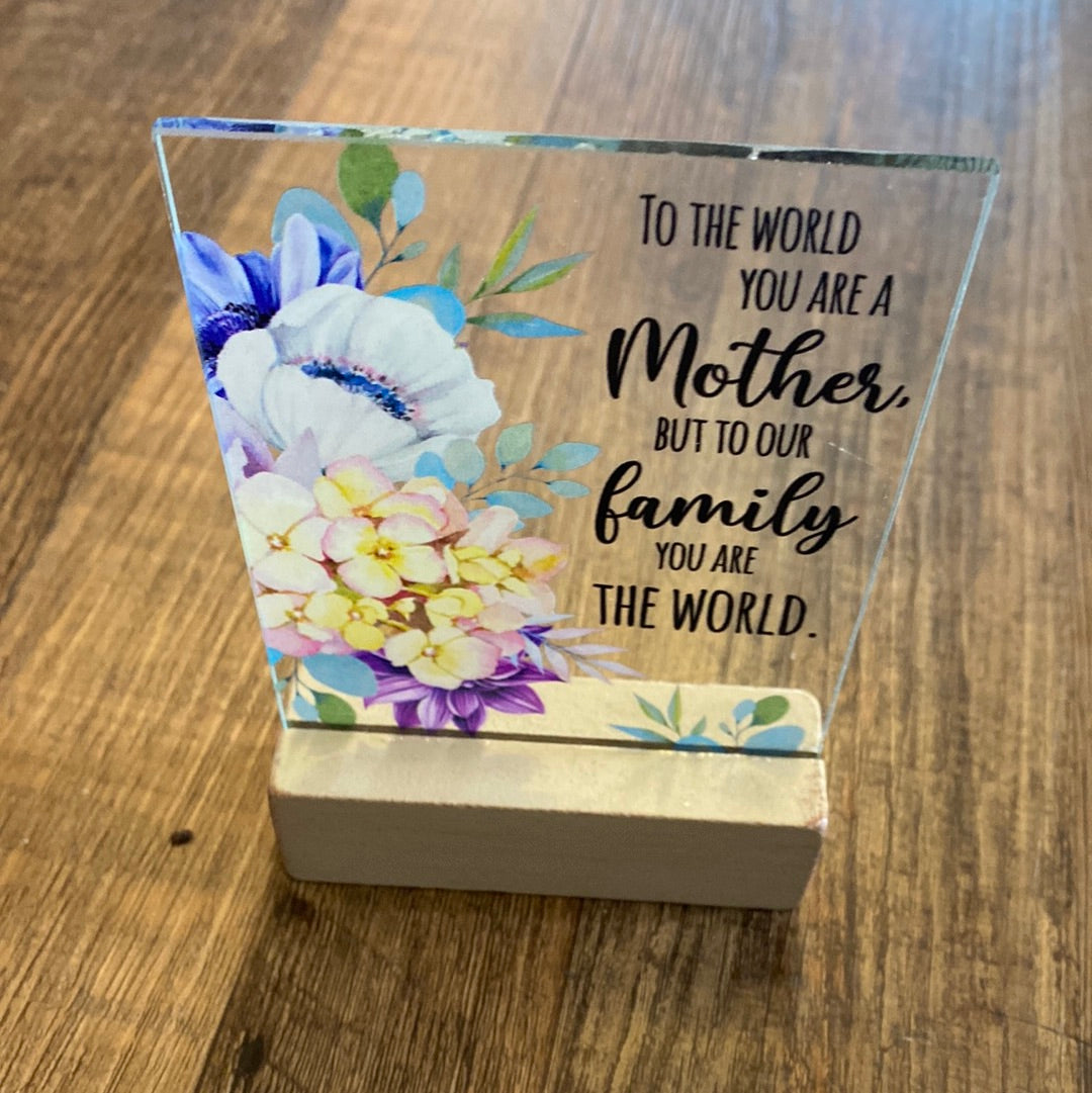 Mother Block Talk Sign