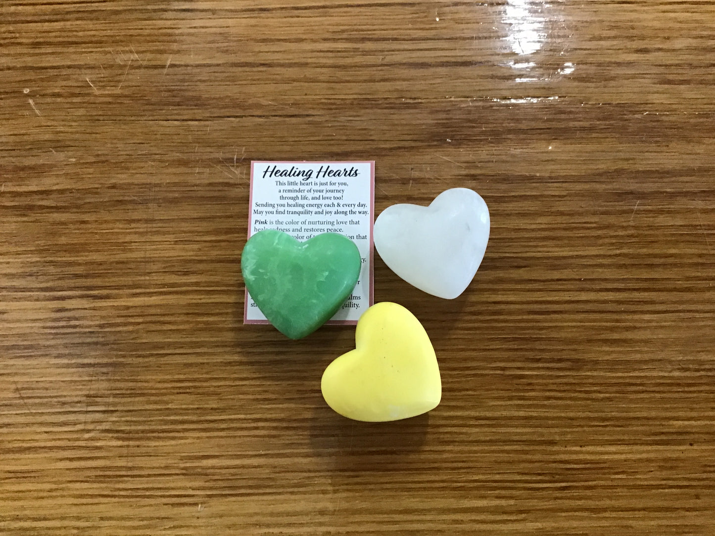 Healing hearts pocket worry stone memorial
