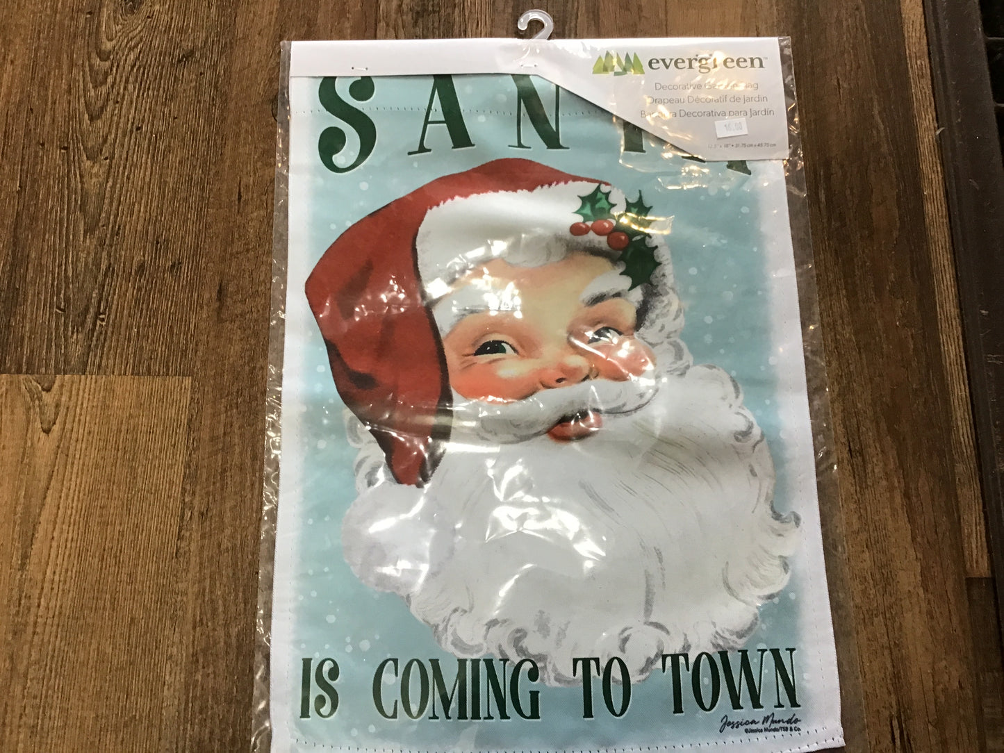 Garden flag Christmas Santa