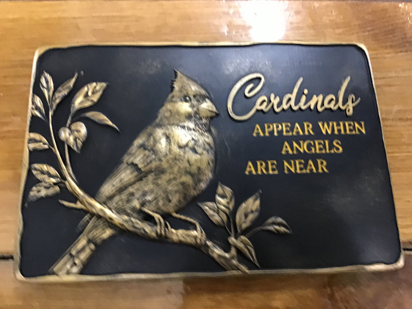Memorial cardinal wall plaque
