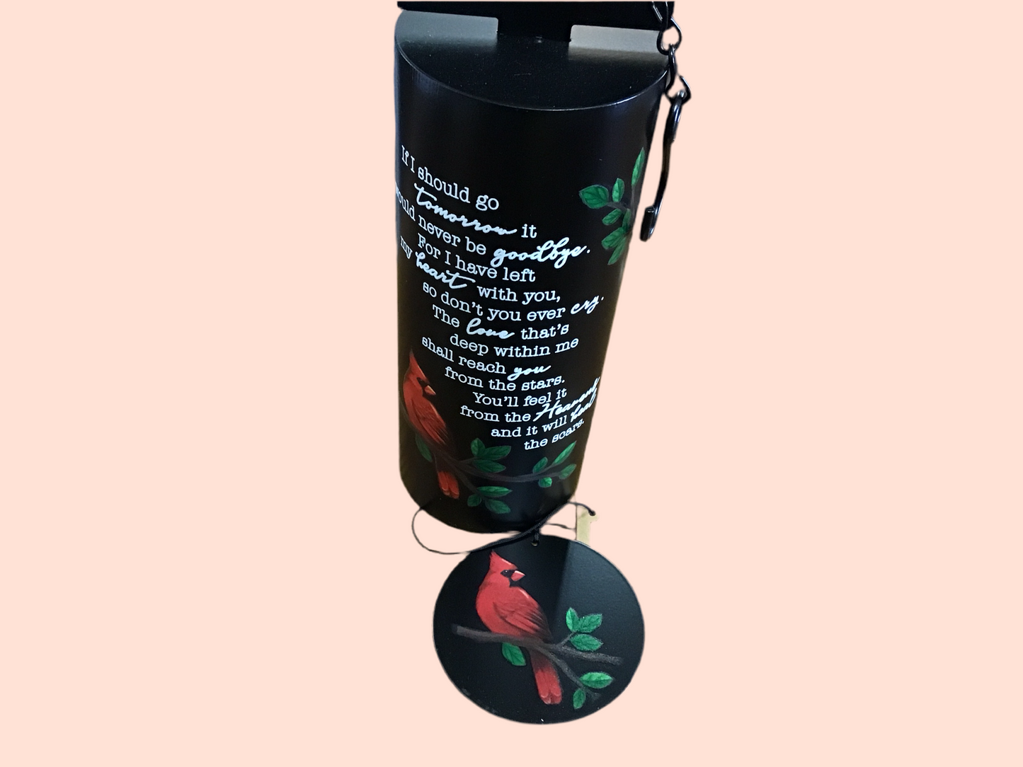 Cylinder windchime memorial tomorrow 22 inch