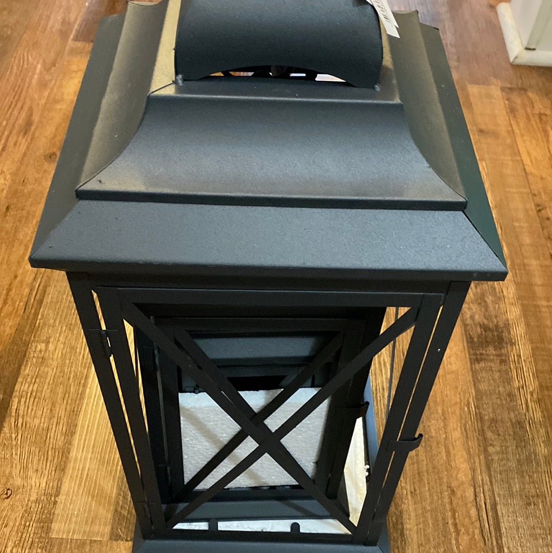 Black Metal Lantern - Medium
