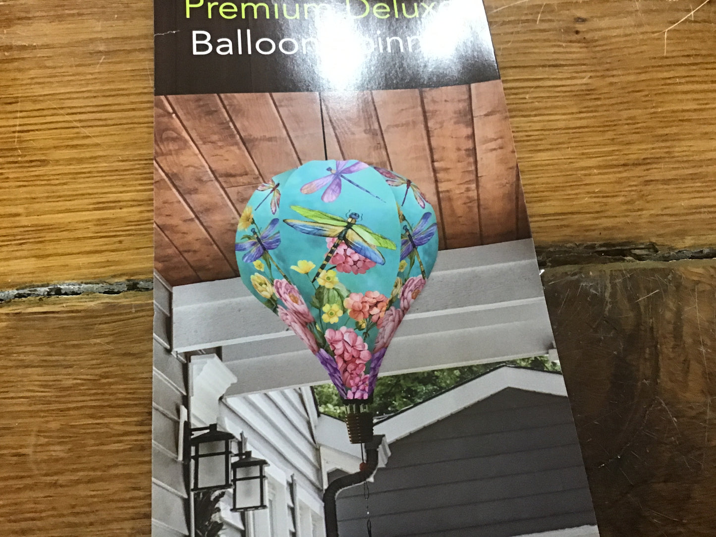 Dragon fly balloon spinner