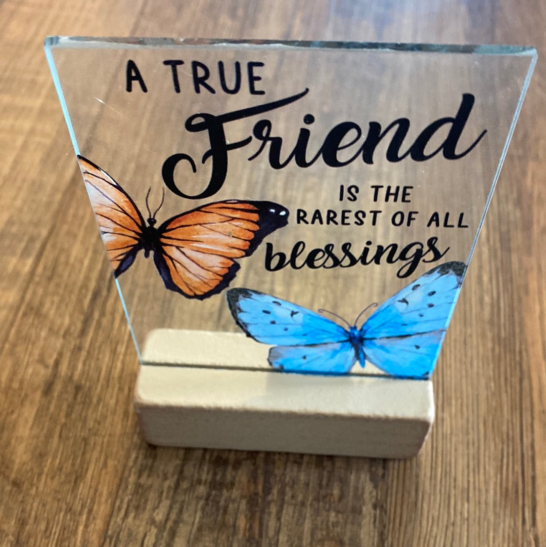 Friend Block Talk Sign