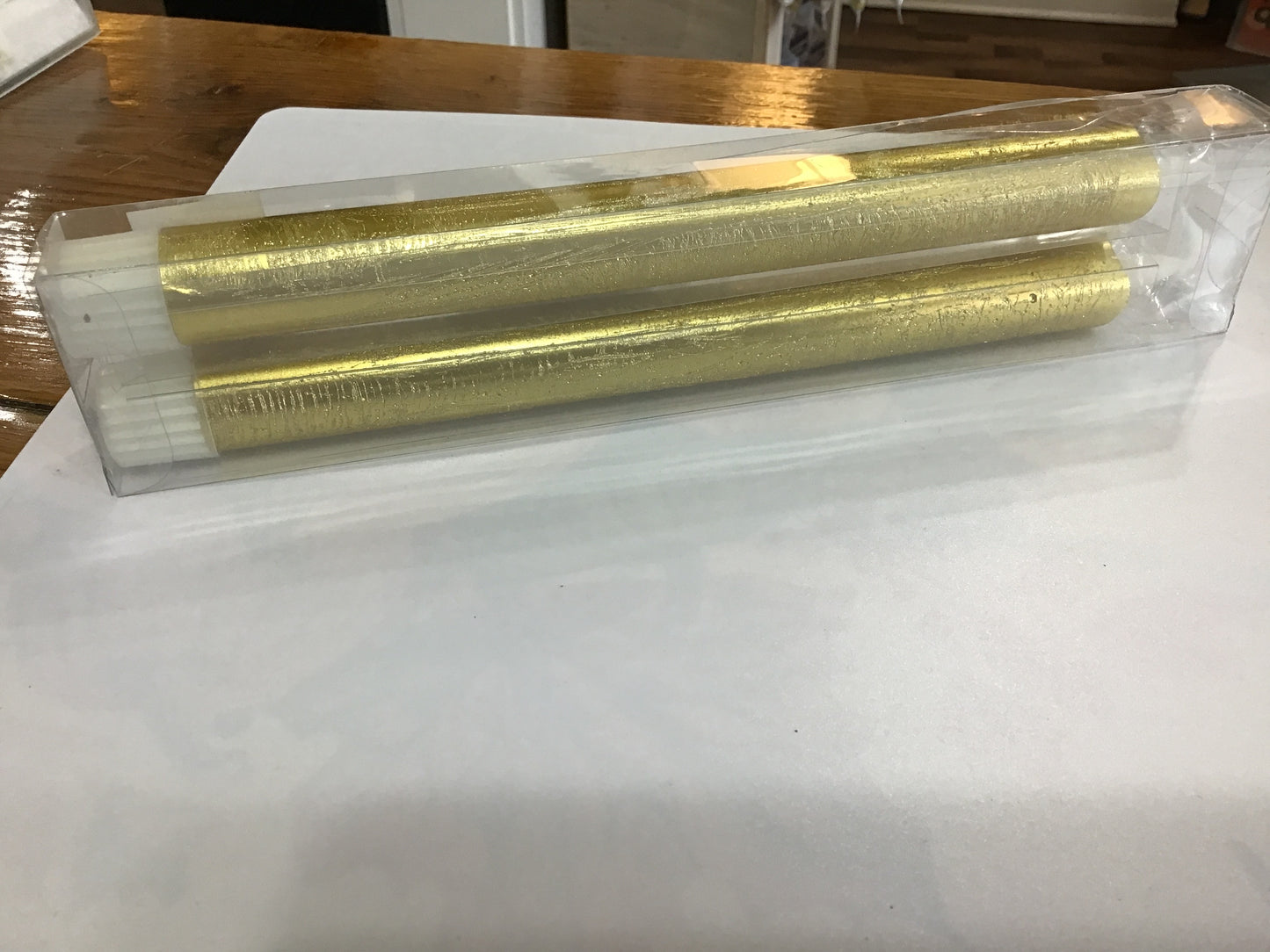 Gold tapper candles battery set of 2 per box
