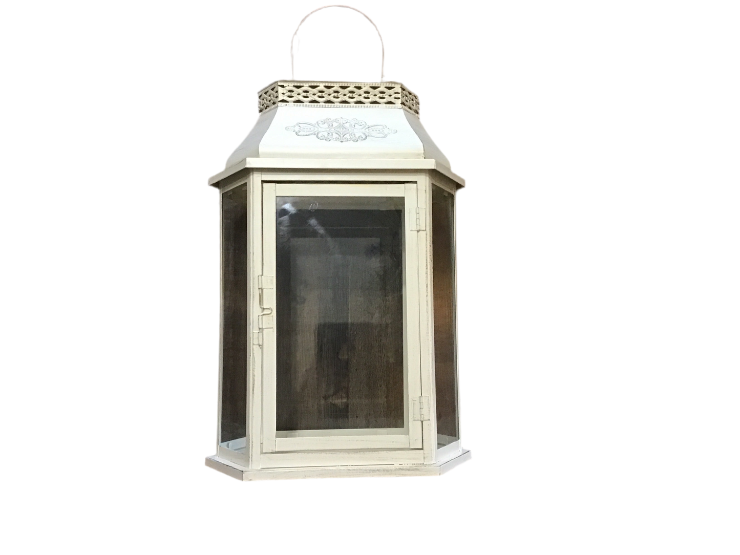 Cream small lantern