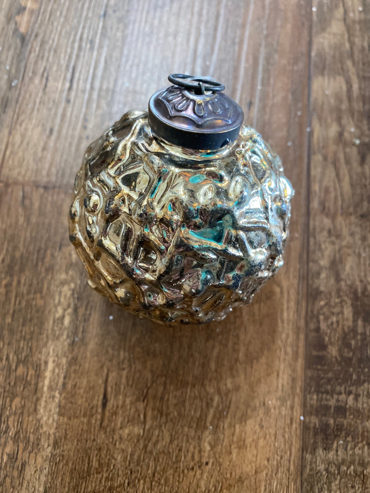 Gold Textured Ornament