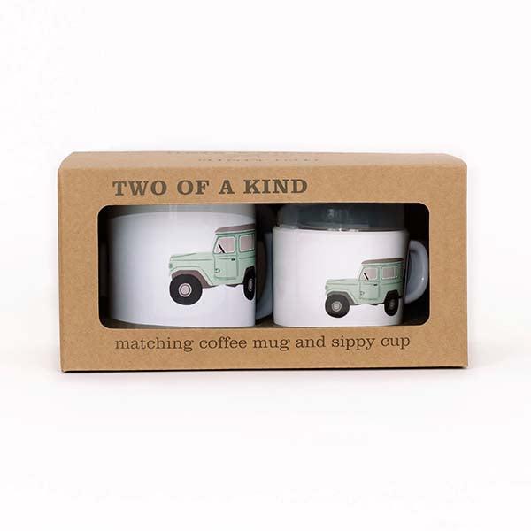 Vintage Truck Two of a Kind Cup Set