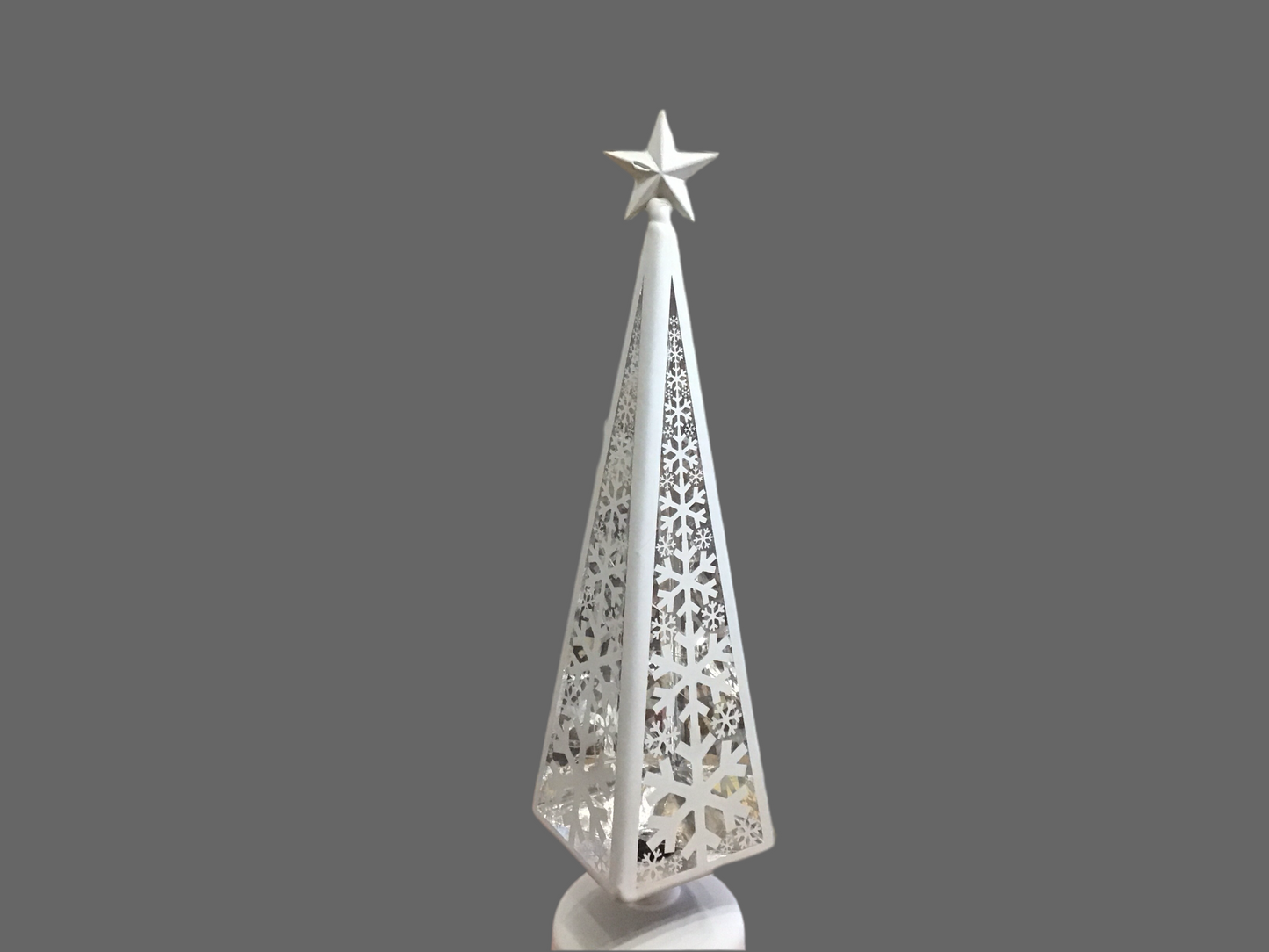 Led large snowflake tree