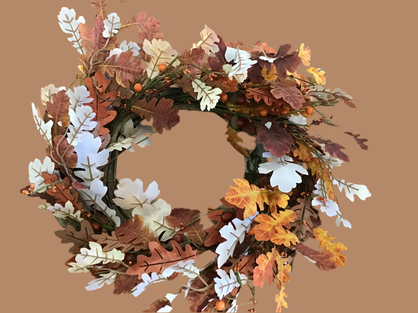 Oak leaf wreath 22”