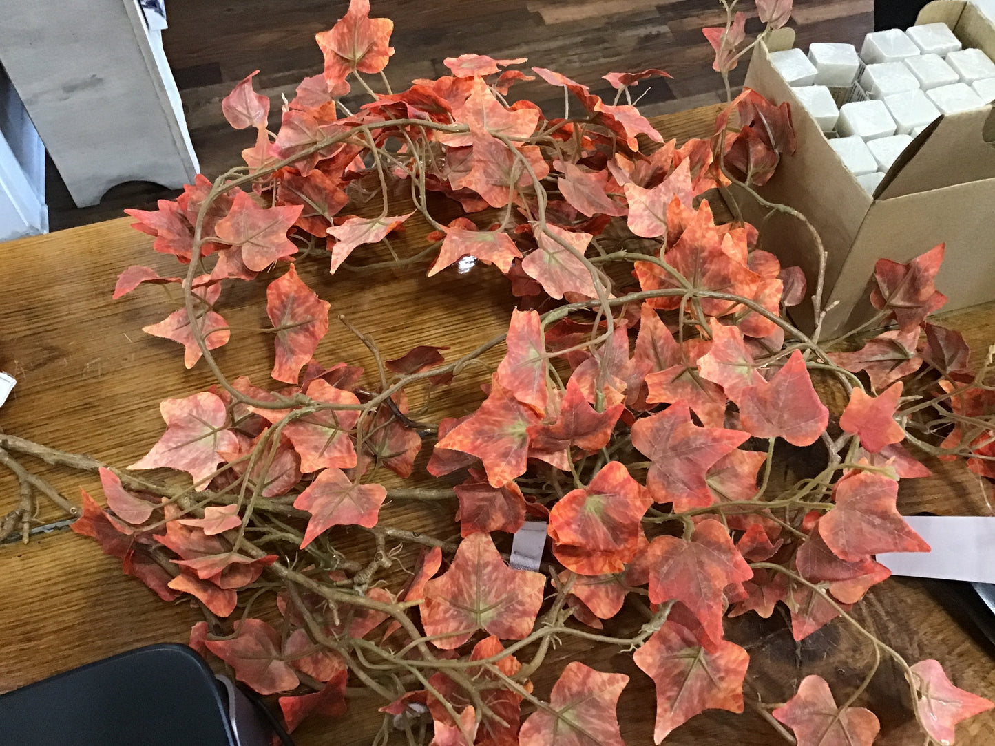 Fall leaf garland