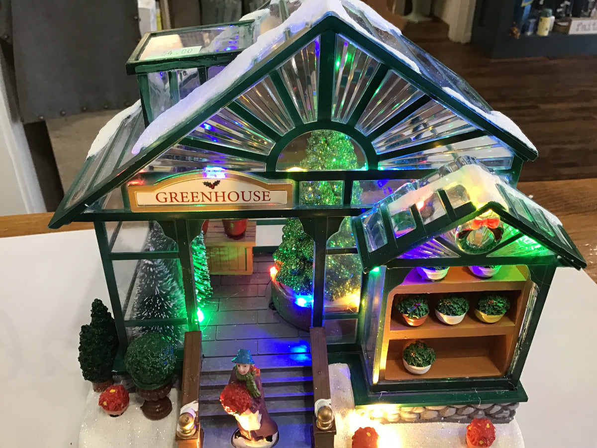 Light and music greenhouse Christmas