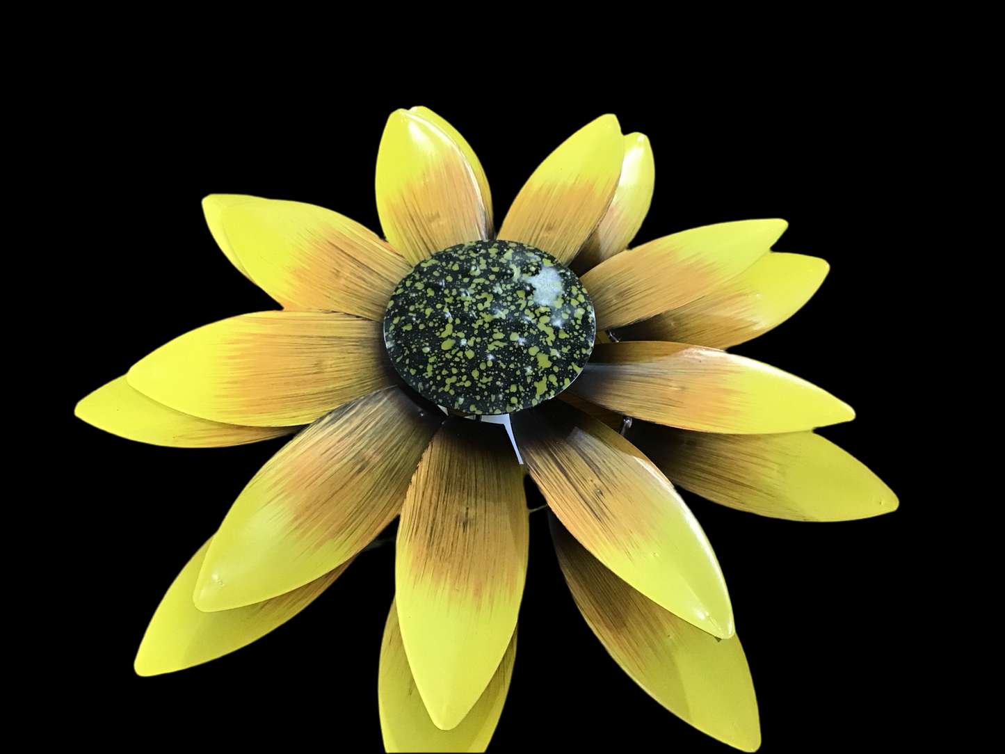 Metal sunflower spinner 13 inch