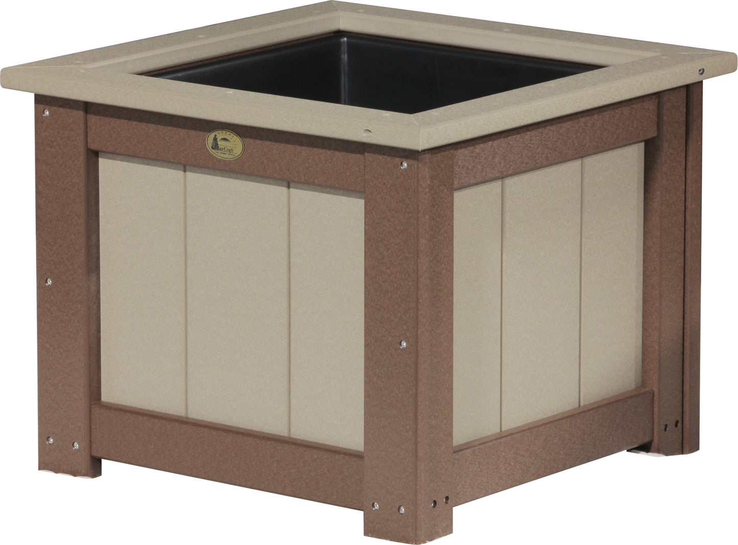 Poly 24" Square Planter