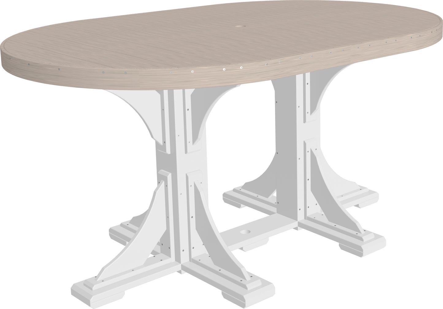 4′ x 6′ Oval Table- Counter Height