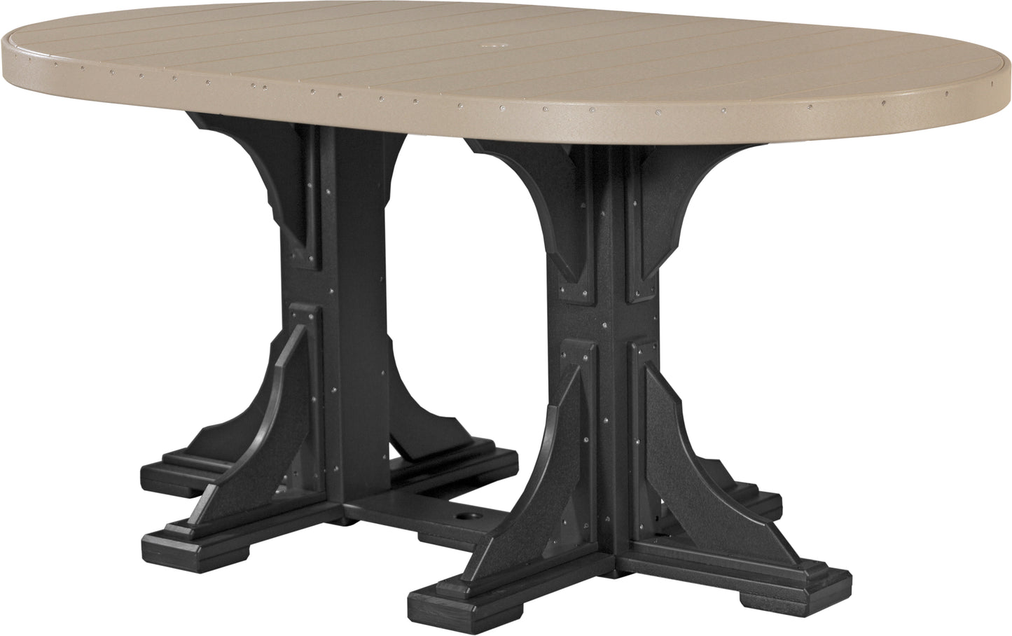 4′ x 6′ Oval Table- Counter Height