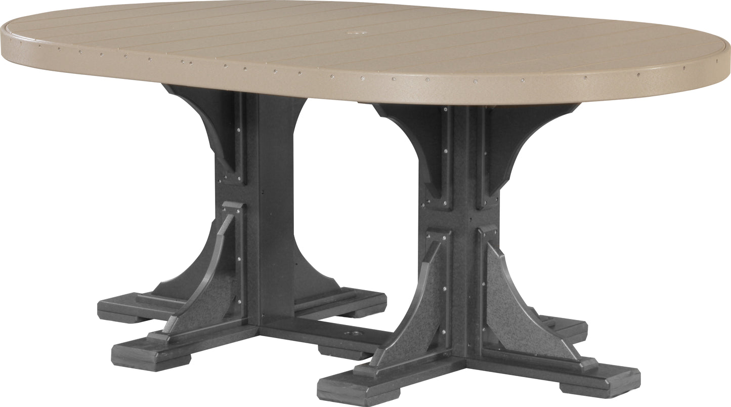 4′ x 6′ Oval Table- Dining Height