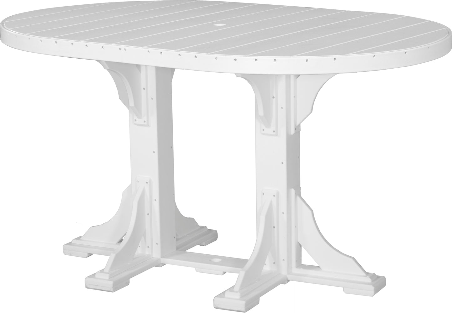 4′ x 6′ Oval Table- Bar Height