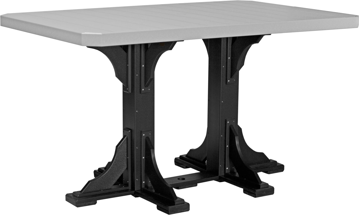 4′ x 6′ Rectangular Table- Bar Height