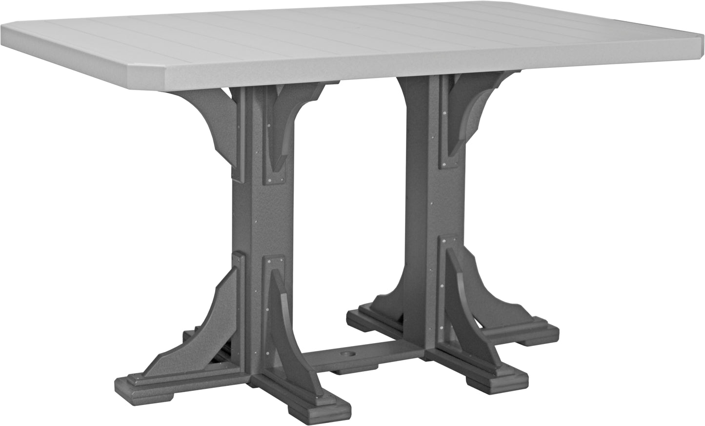 4′ x 6′ Rectangular Table- Bar Height