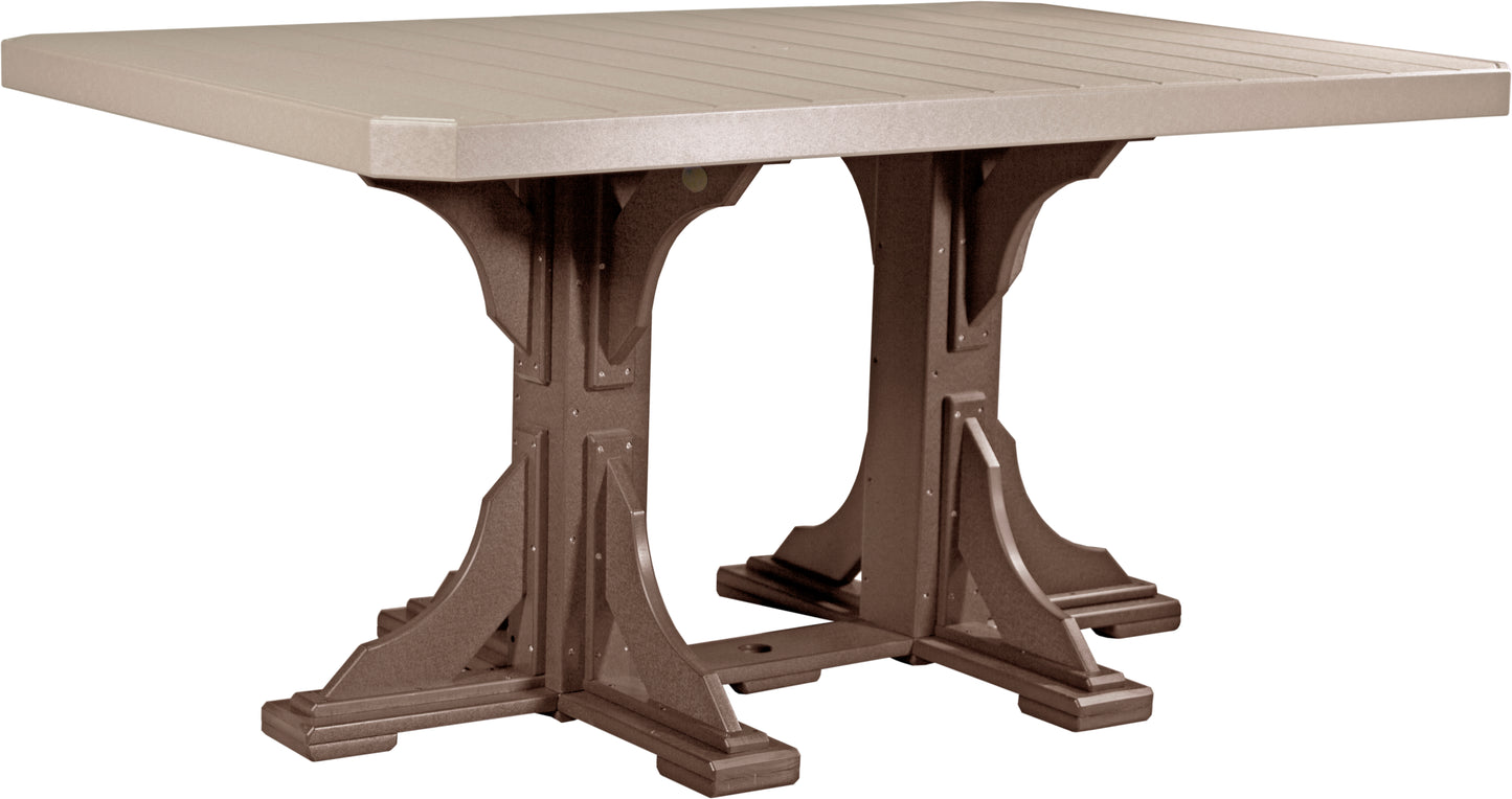 4′ x 6′ Rectangular Table- Counter Height