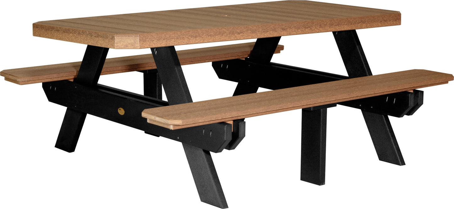 6′ Rectangular Picnic Table
